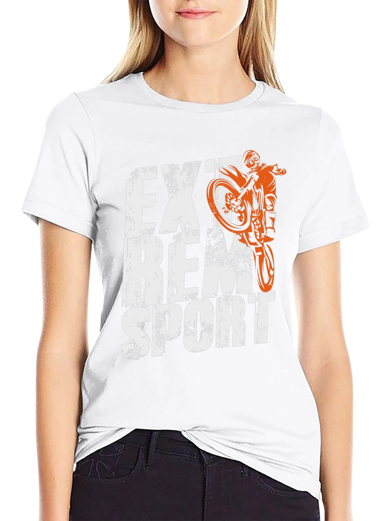 Extreme Sports Motorcycle Graphic T-Shirt