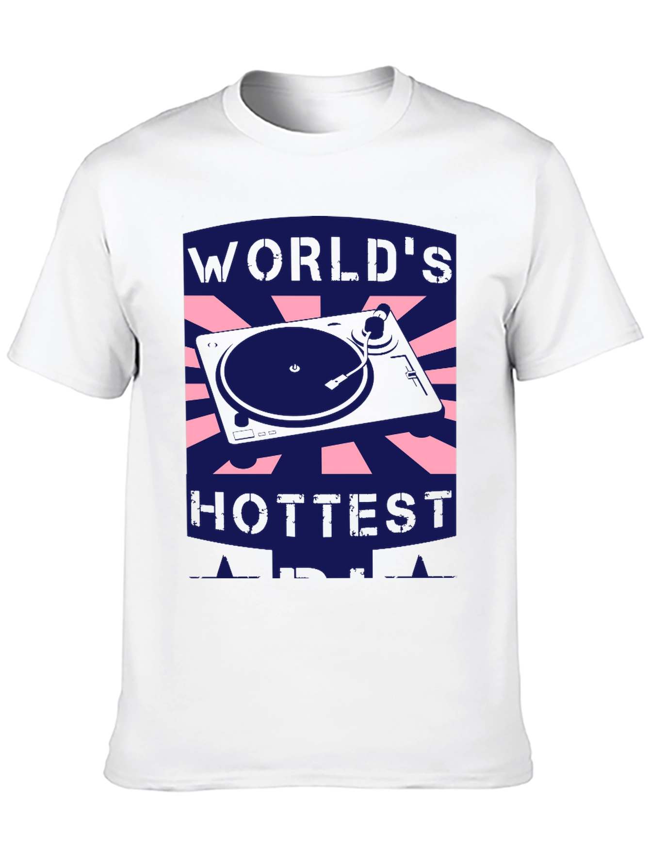 Worlds Hottest DJ Black T-Shirt