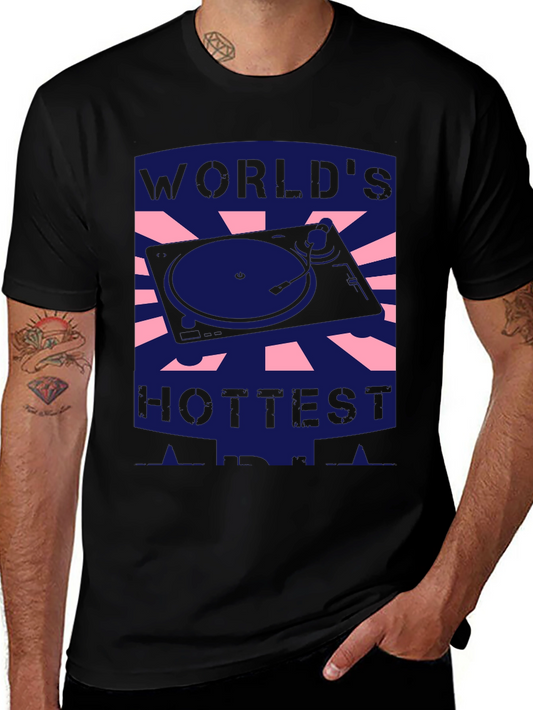 Worlds Hottest DJ Black T-Shirt