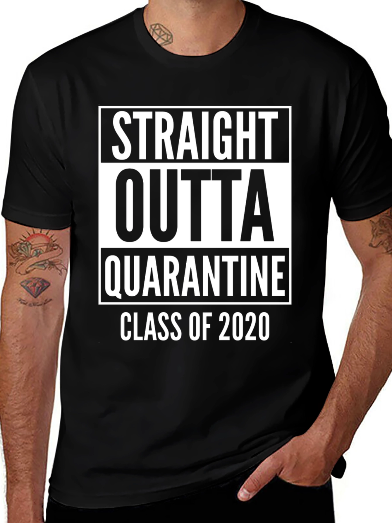 Straight Outta Quarantine Class of 2020 T-Shirt