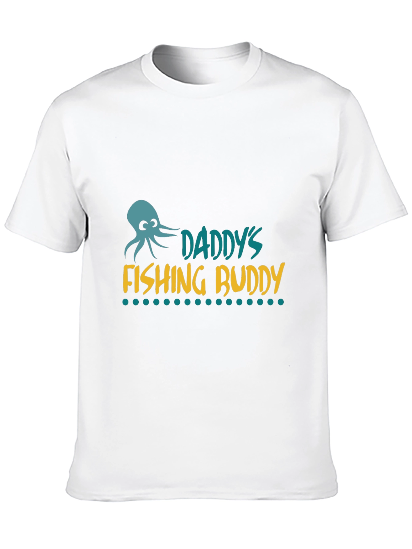 Daddys Fishing Buddy Graphic Tee - Black