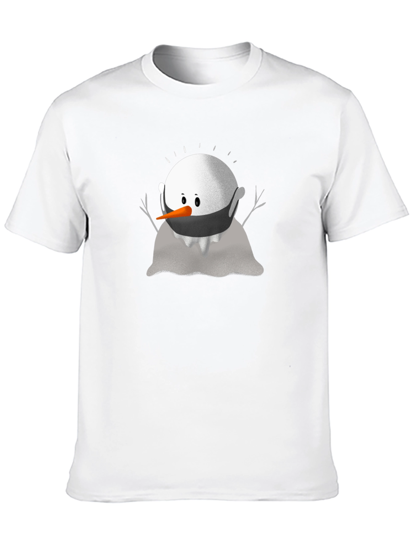 Masked Snowman Graphic Tee
