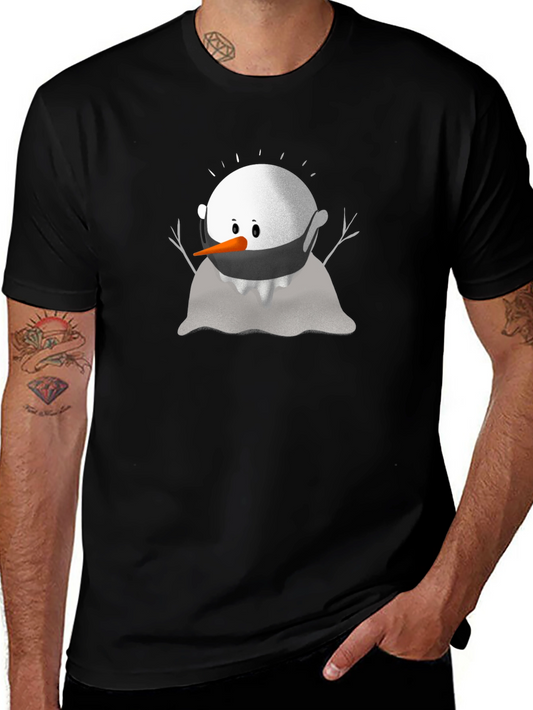 Masked Snowman Graphic Tee