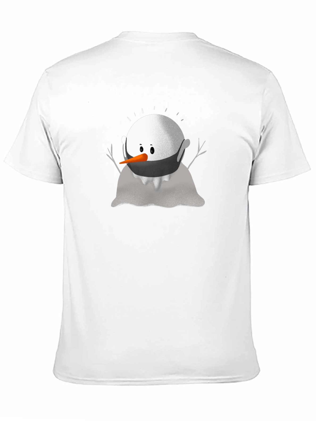 Masked Snowman Graphic Tee