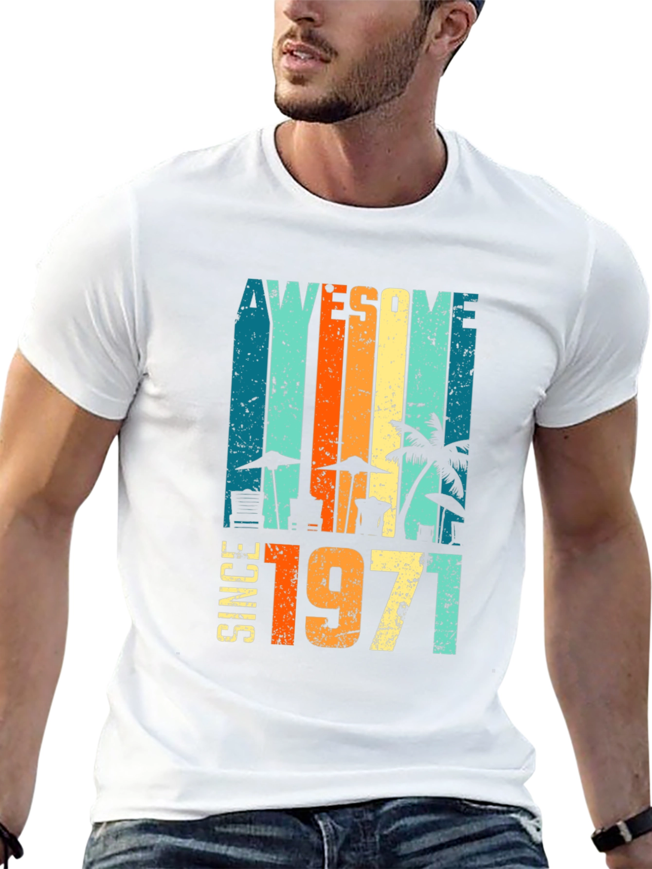 Awesome Since 1971 Retro T-Shirt