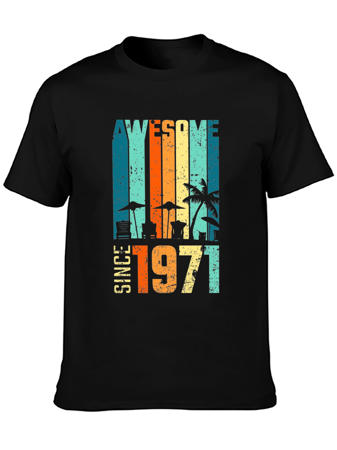 Awesome Since 1971 Retro T-Shirt