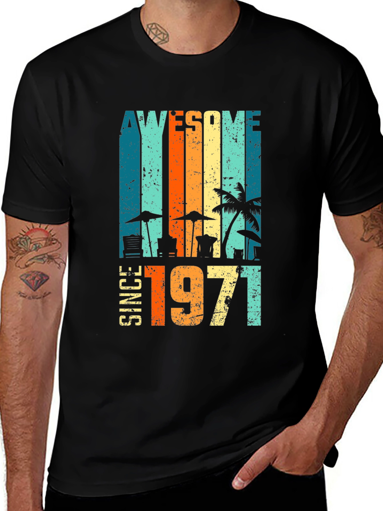 Awesome Since 1971 Retro T-Shirt