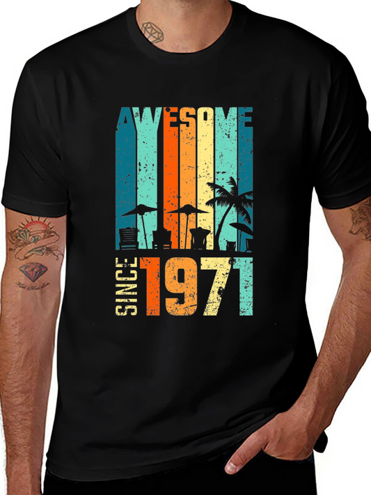 Awesome Since 1971 Retro T-Shirt