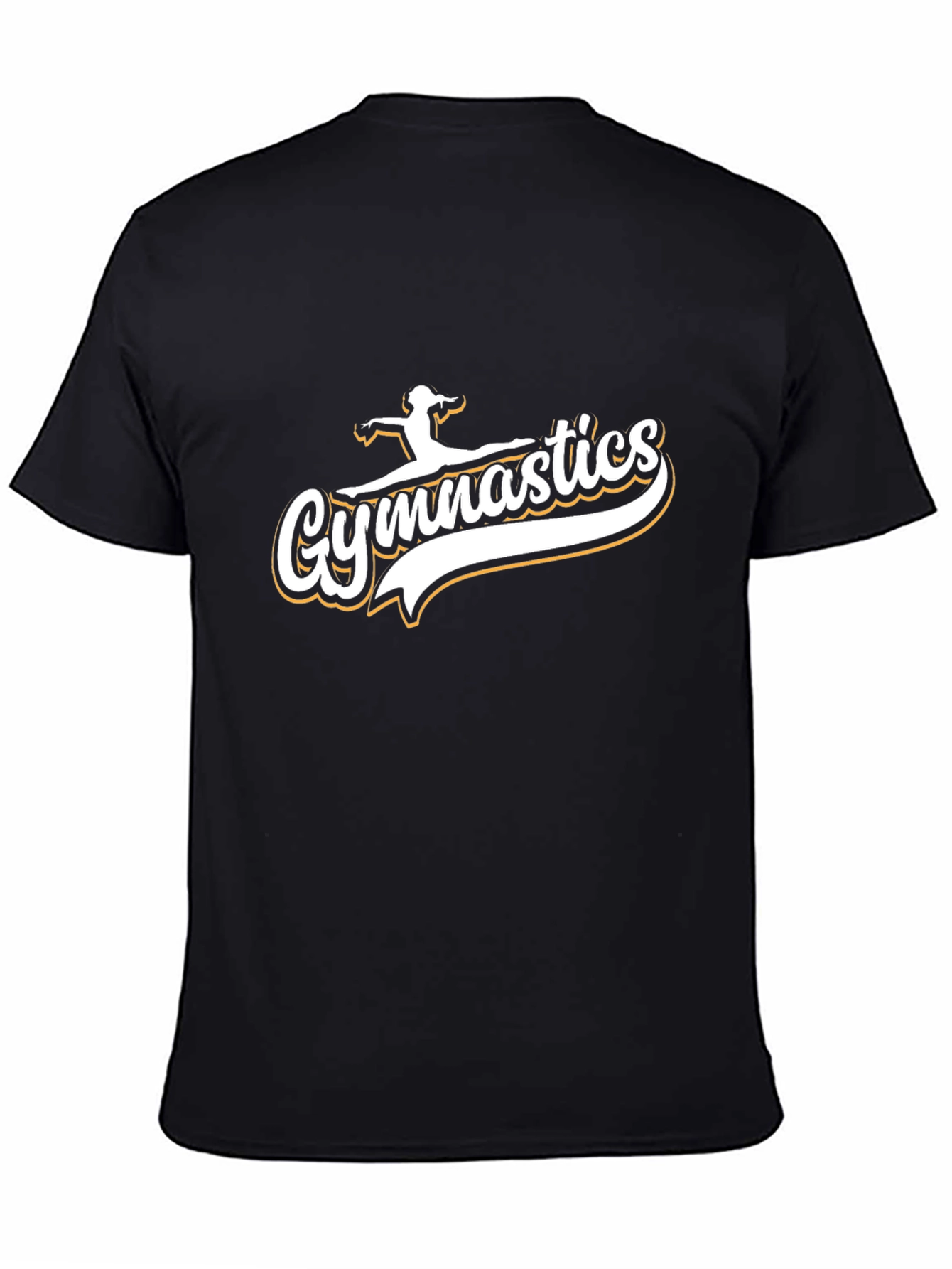 Gymnastics Graphic Tee - Black