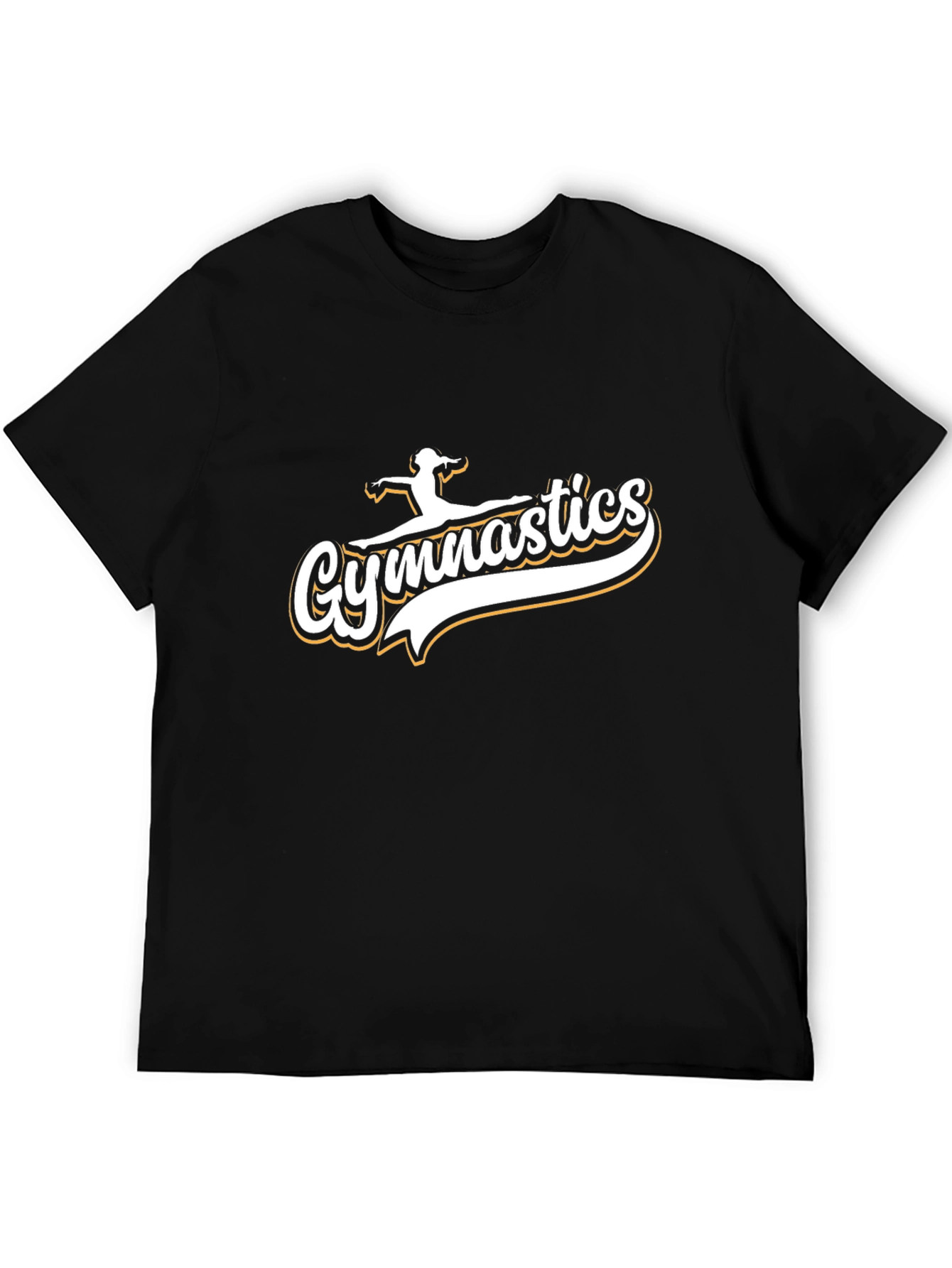 Gymnastics Graphic Tee - Black
