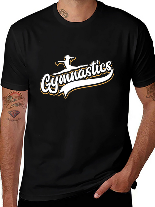 Gymnastics Graphic Tee - Black