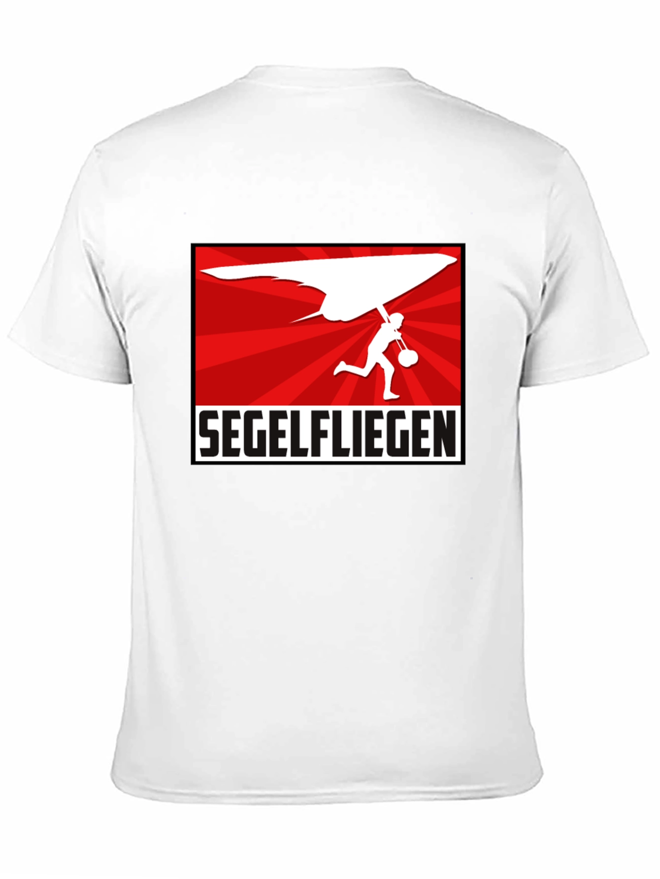 Segelfliegen Hang Gliding Black T-Shirt