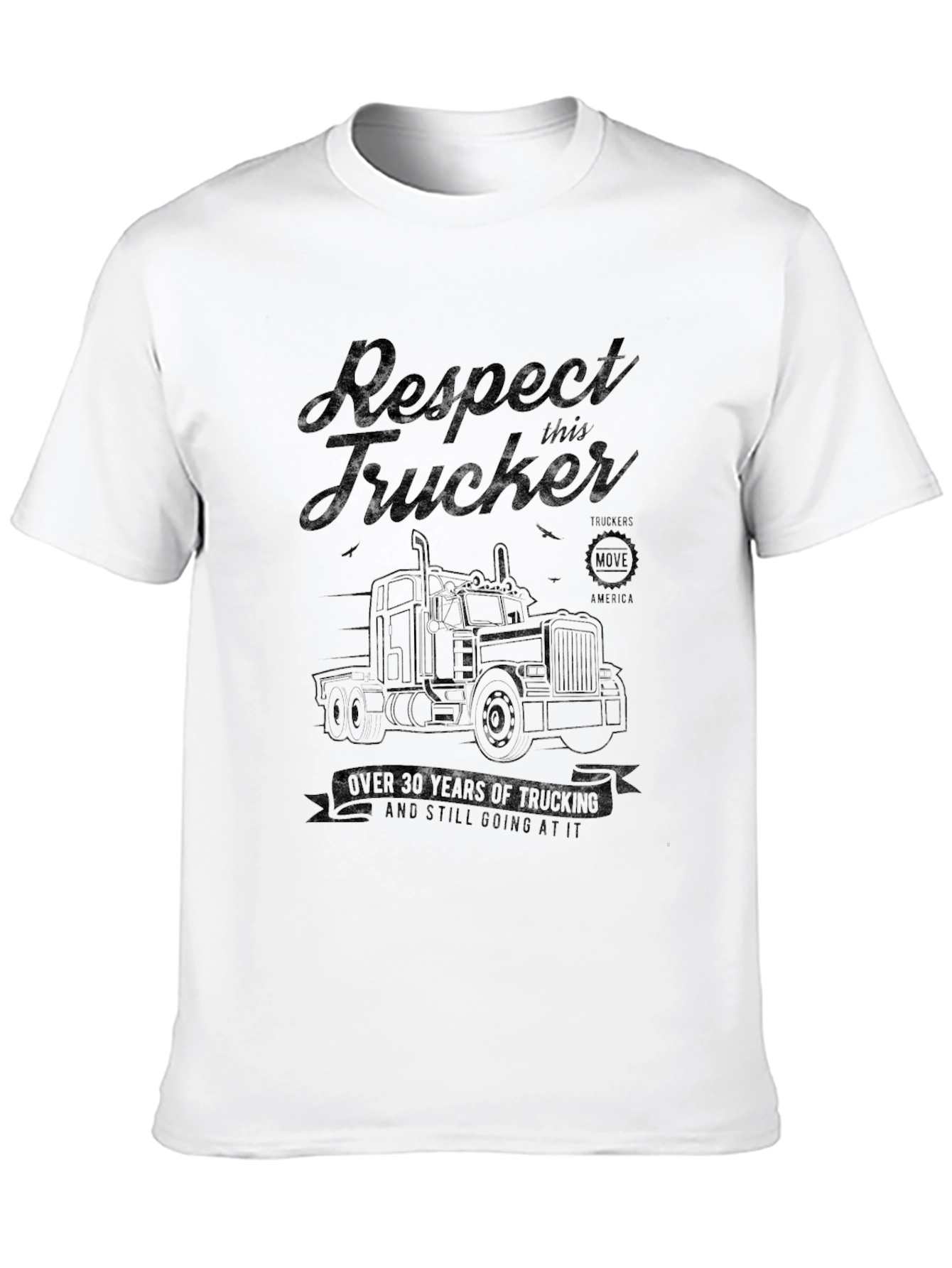 Respect Trucker Black T-Shirt