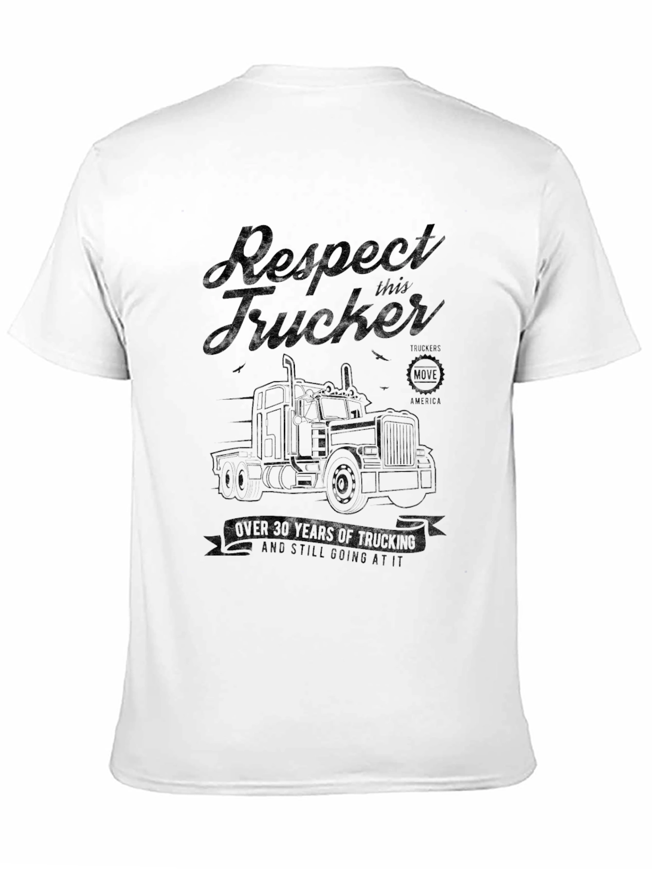 Respect Trucker Black T-Shirt