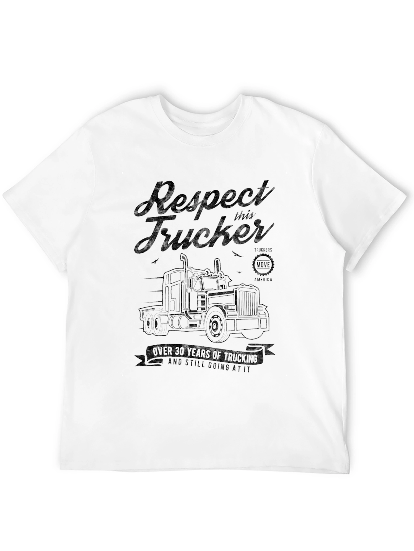 Respect Trucker Black T-Shirt