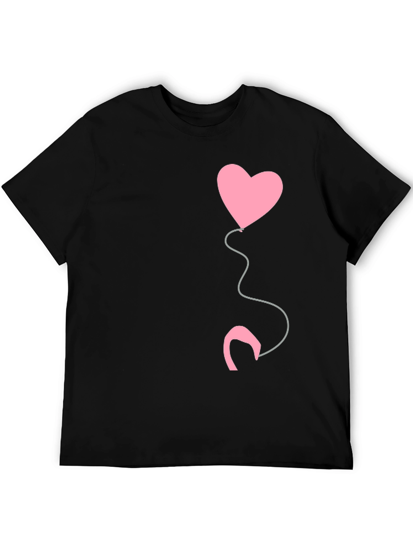 Heart Balloon Graphic Tee - Stylish Casual Wear