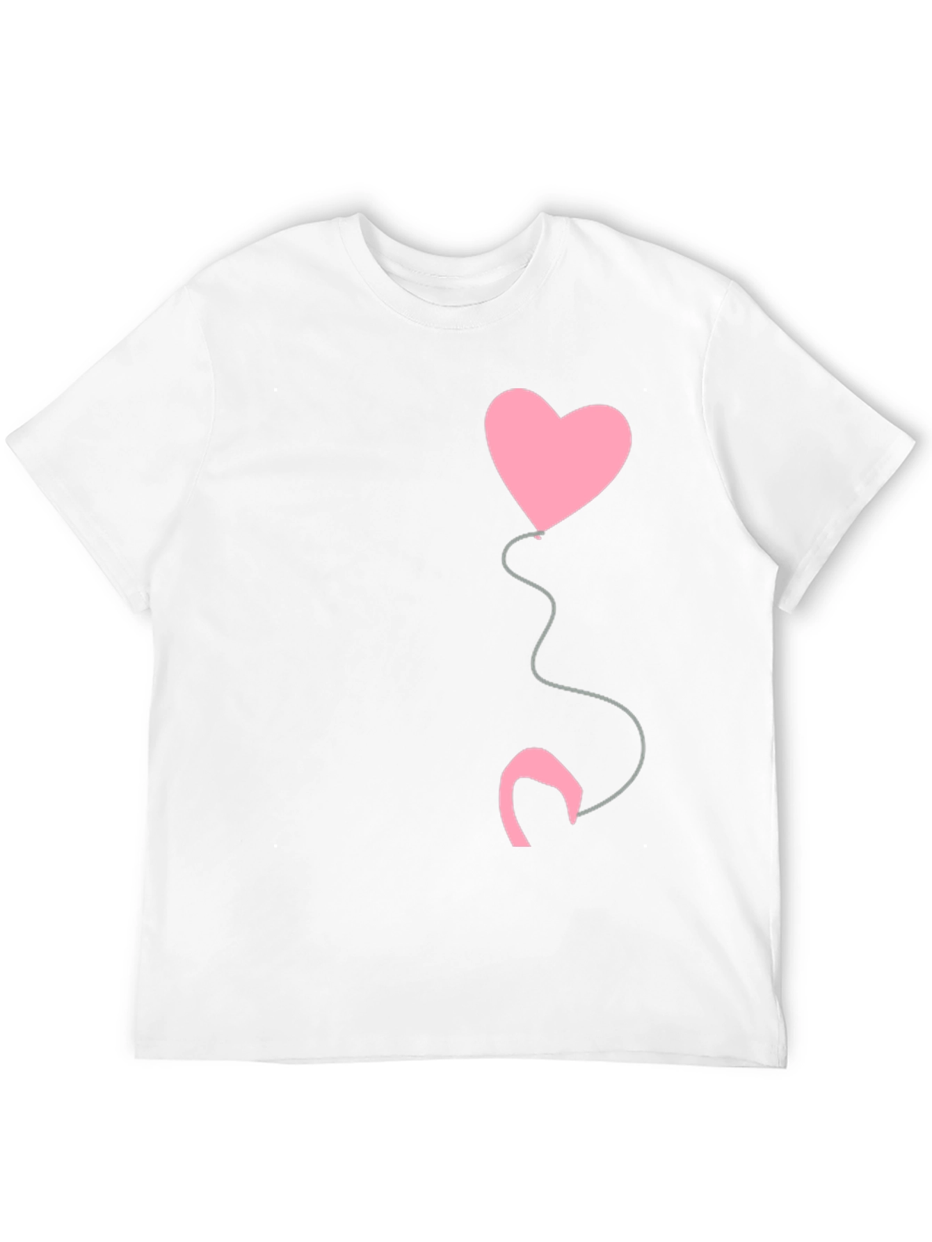 Heart Balloon Graphic Tee - Stylish Casual Wear