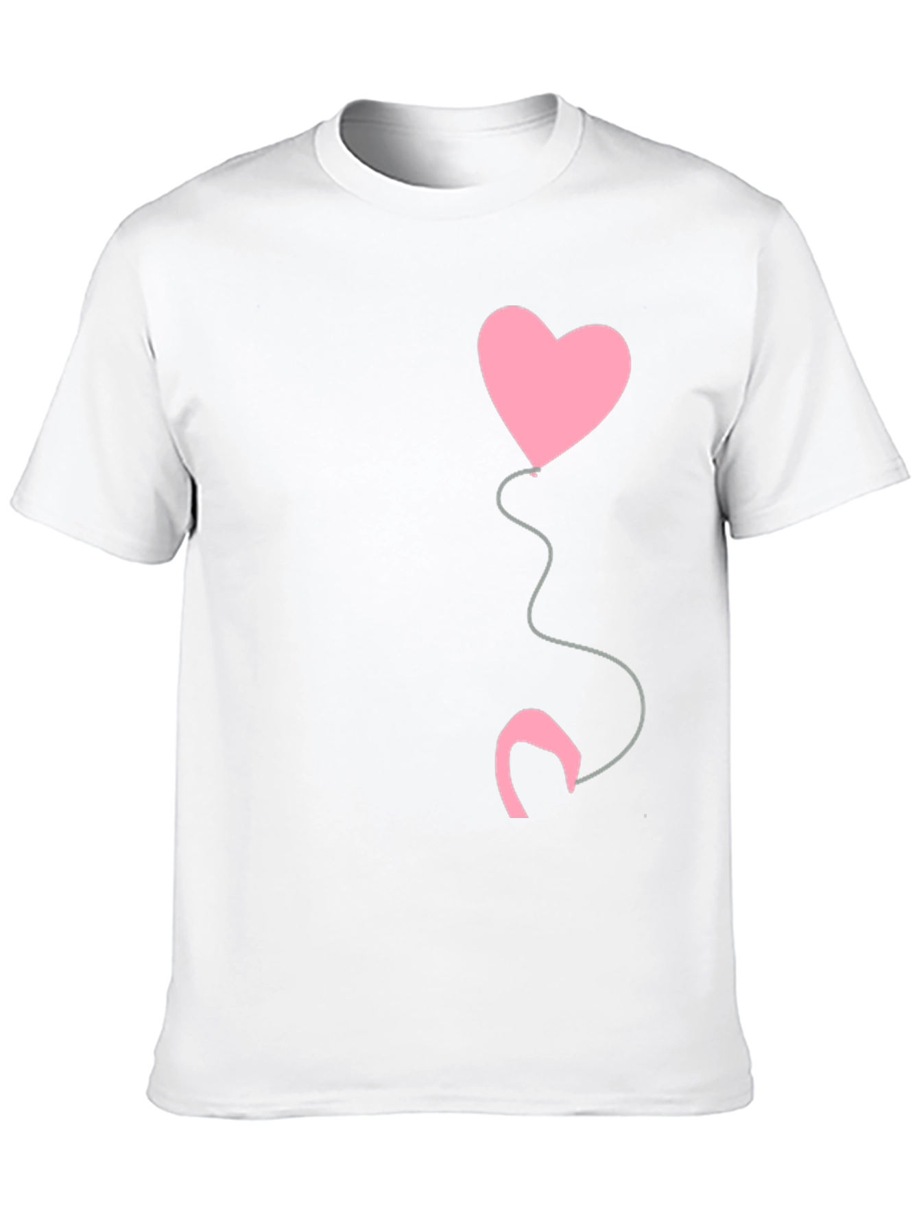 Heart Balloon Graphic Tee - Stylish Casual Wear