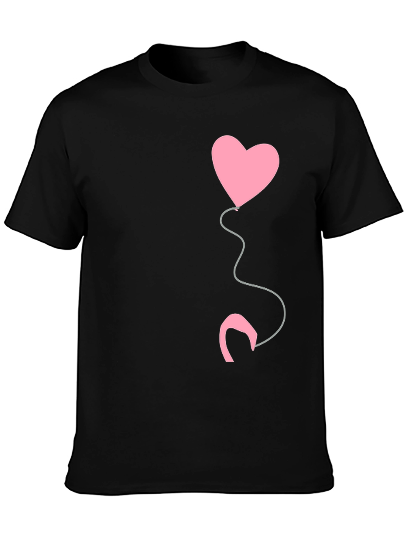 Heart Balloon Graphic Tee - Stylish Casual Wear