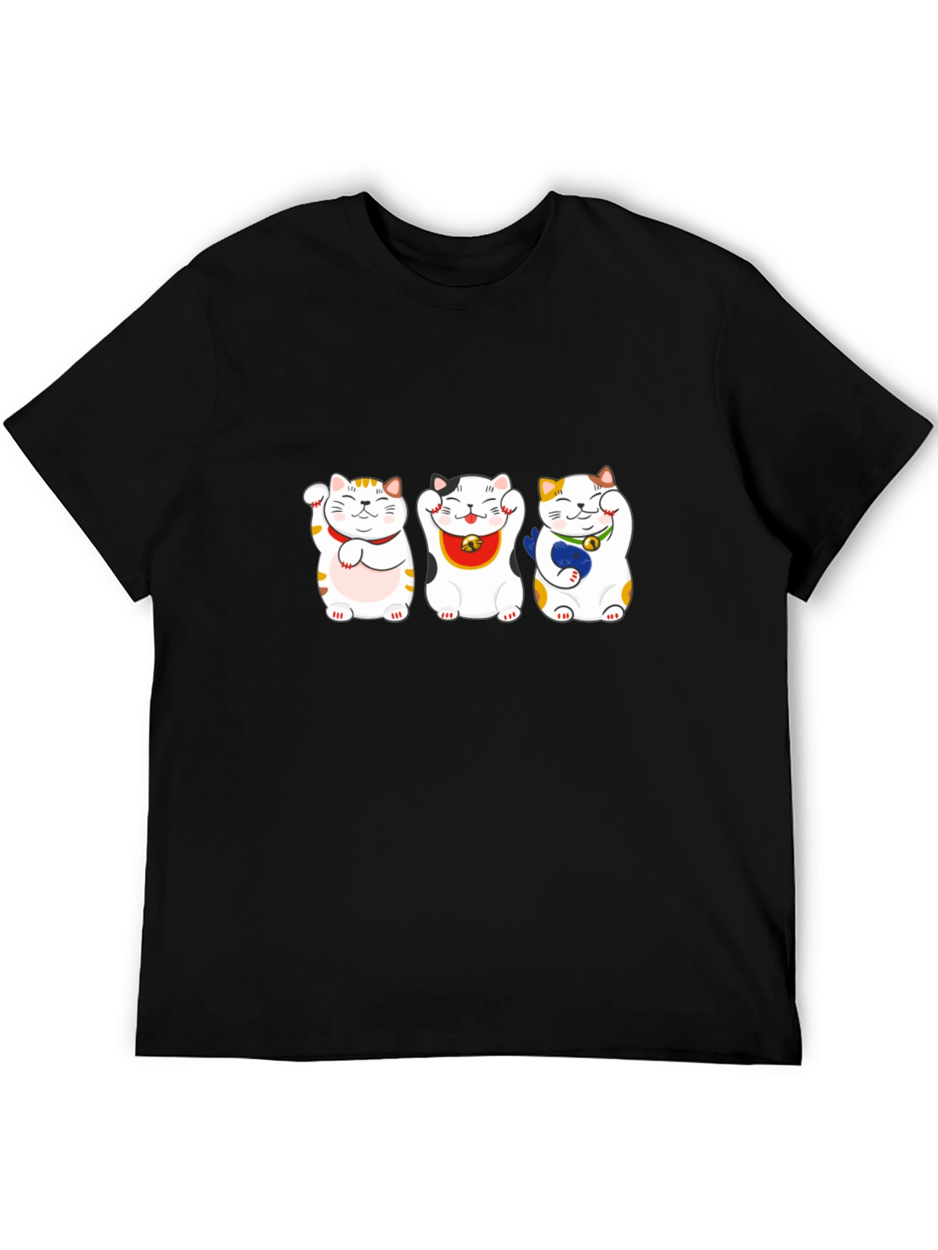 Lucky Cat T-Shirt - Maneki Neko Graphic Tee