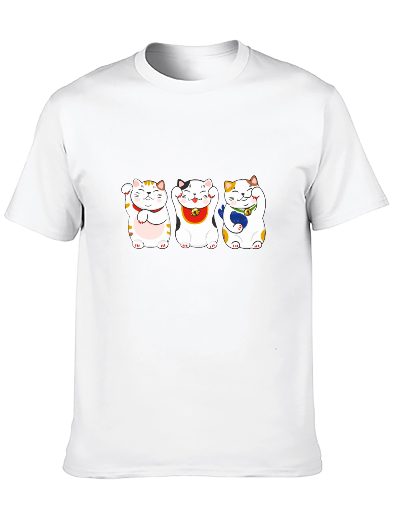 Lucky Cat T-Shirt - Maneki Neko Graphic Tee