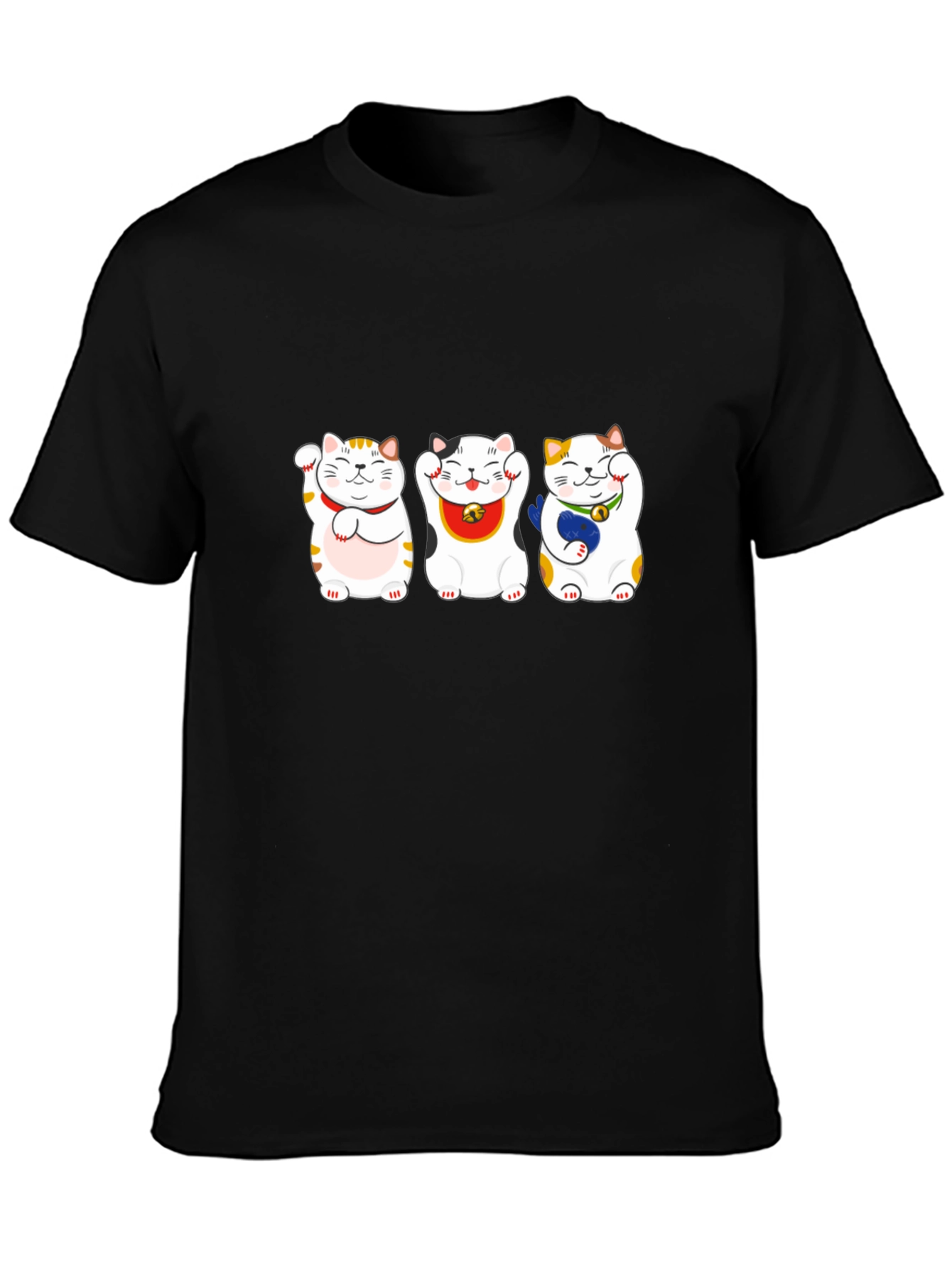 Lucky Cat T-Shirt - Maneki Neko Graphic Tee