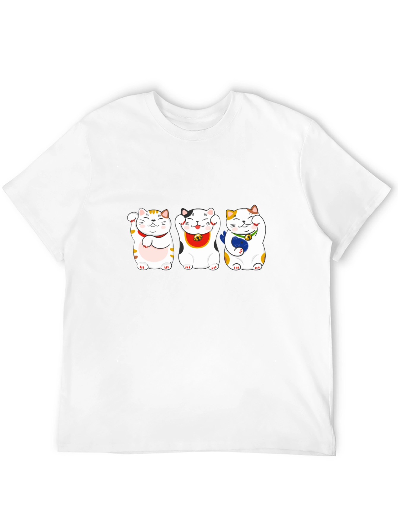 Lucky Cat T-Shirt - Maneki Neko Graphic Tee