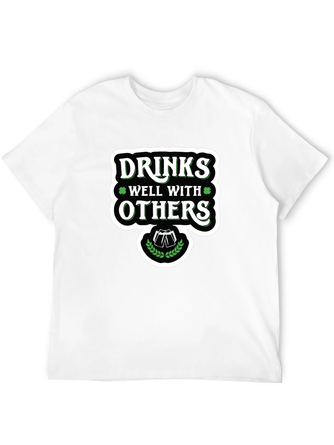 Drinks Well With Others Black Graphic Tee