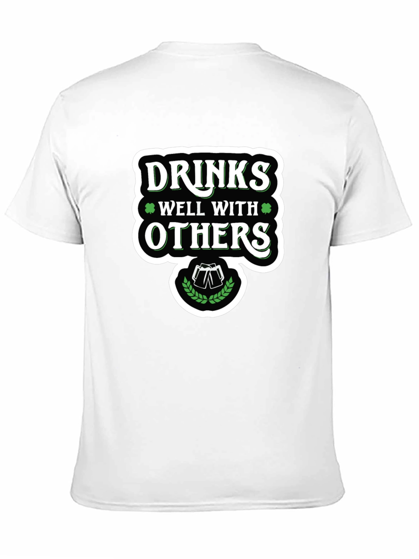 Drinks Well With Others Black Graphic Tee