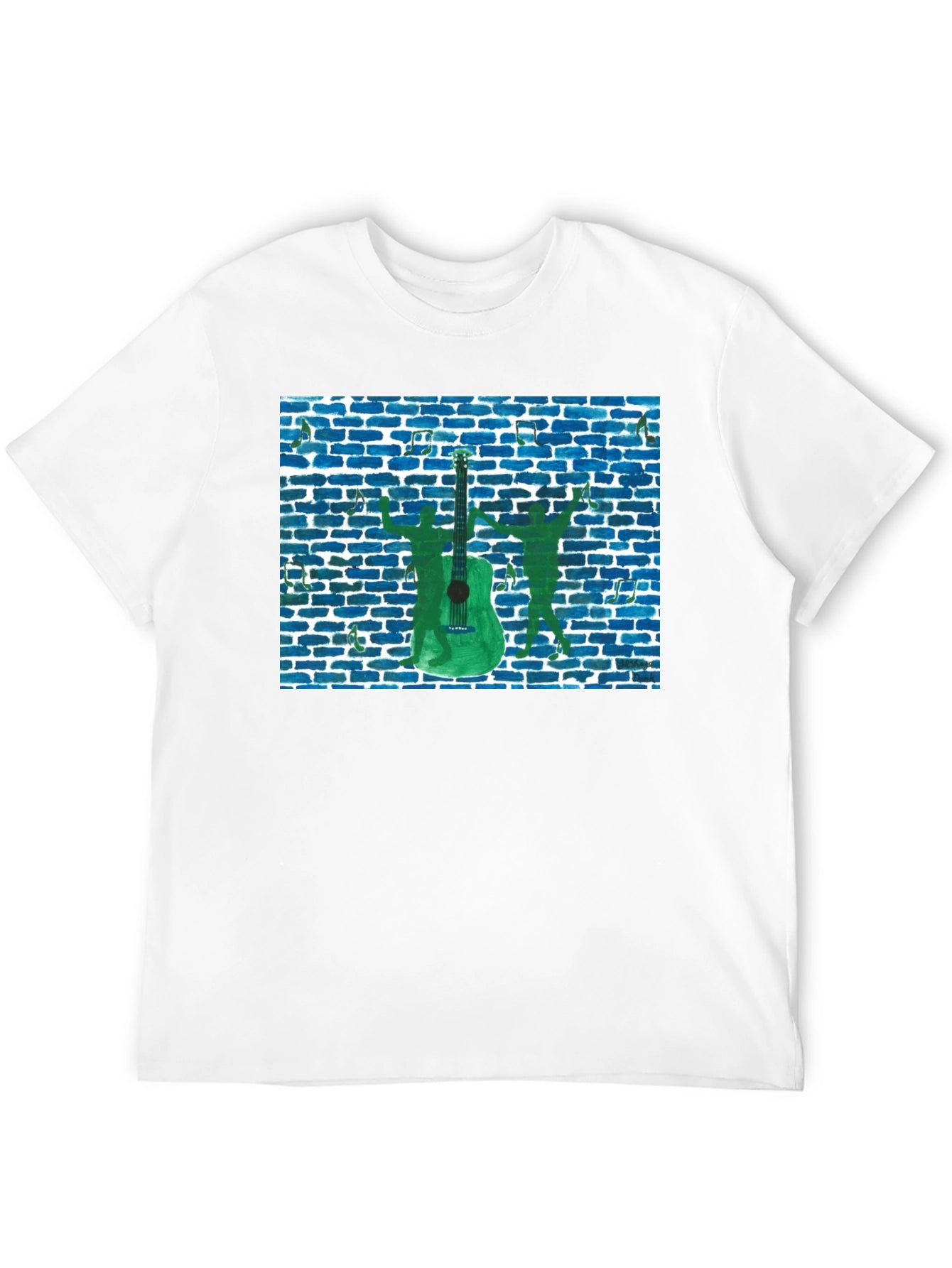 Musical Guitar Graphic T-Shirt