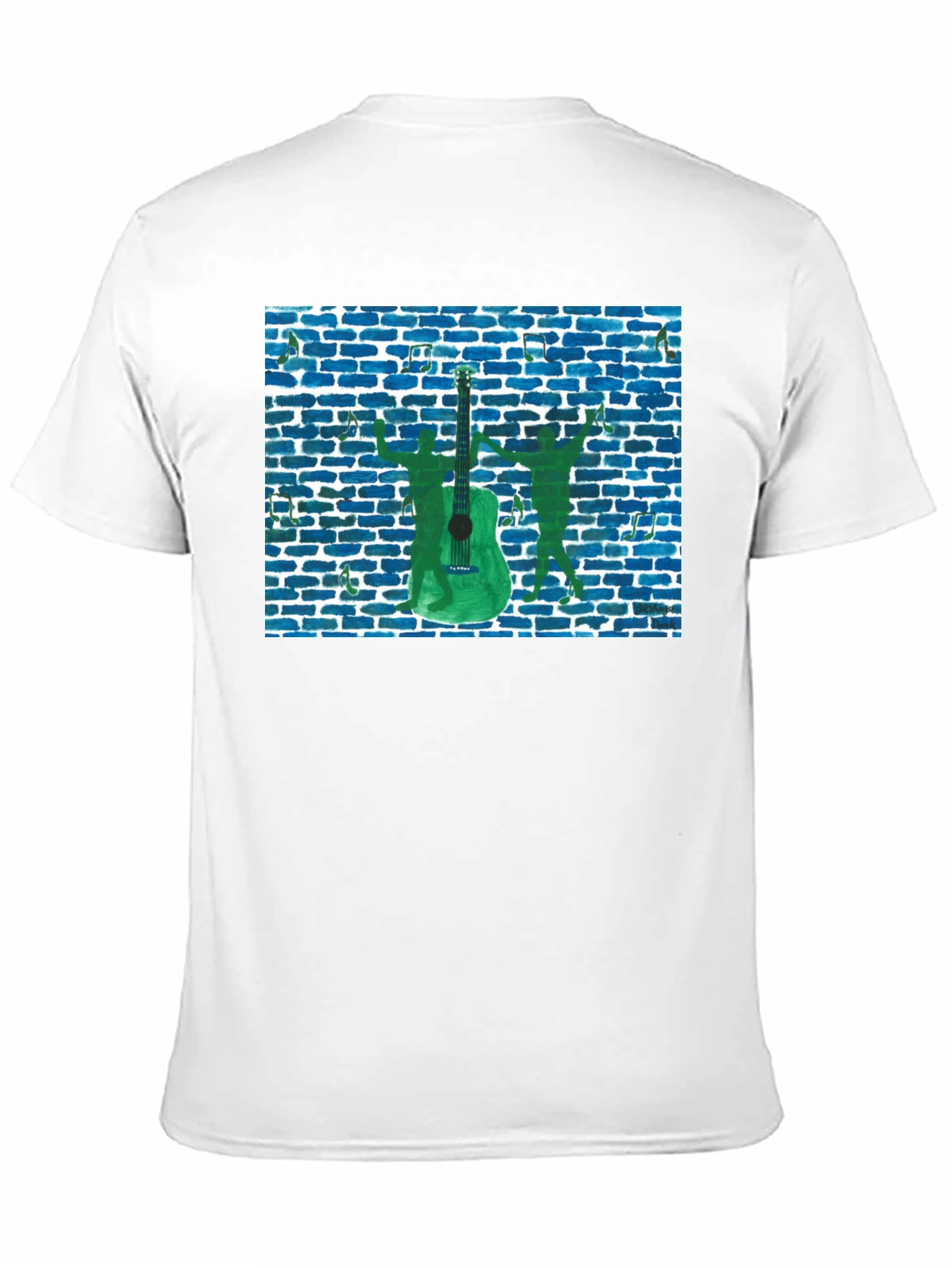 Musical Guitar Graphic T-Shirt