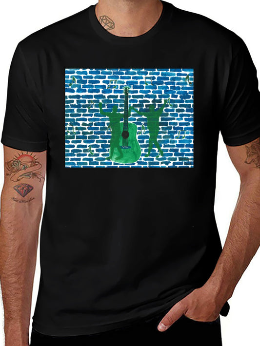 Musical Guitar Graphic T-Shirt