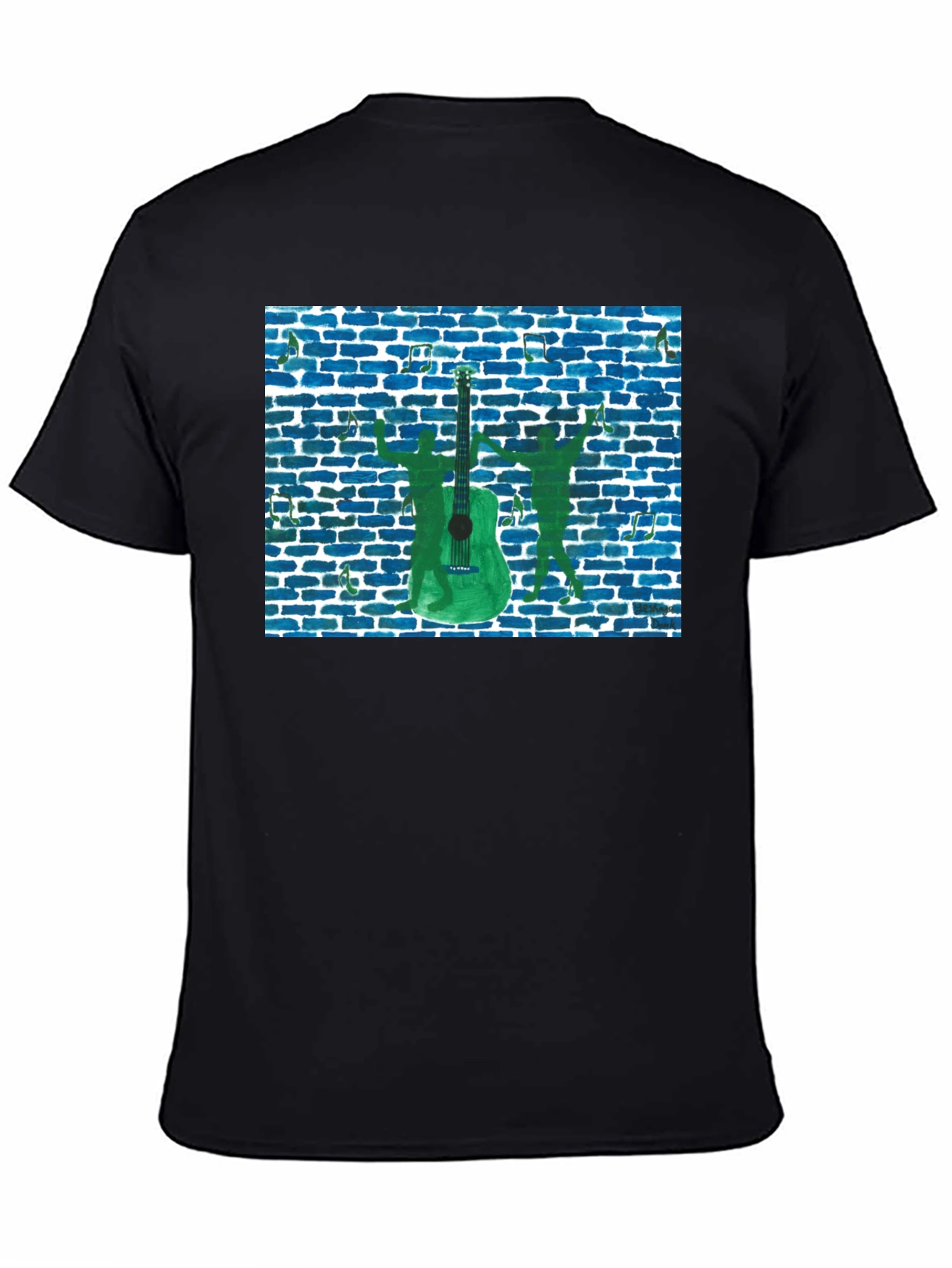 Musical Guitar Graphic T-Shirt