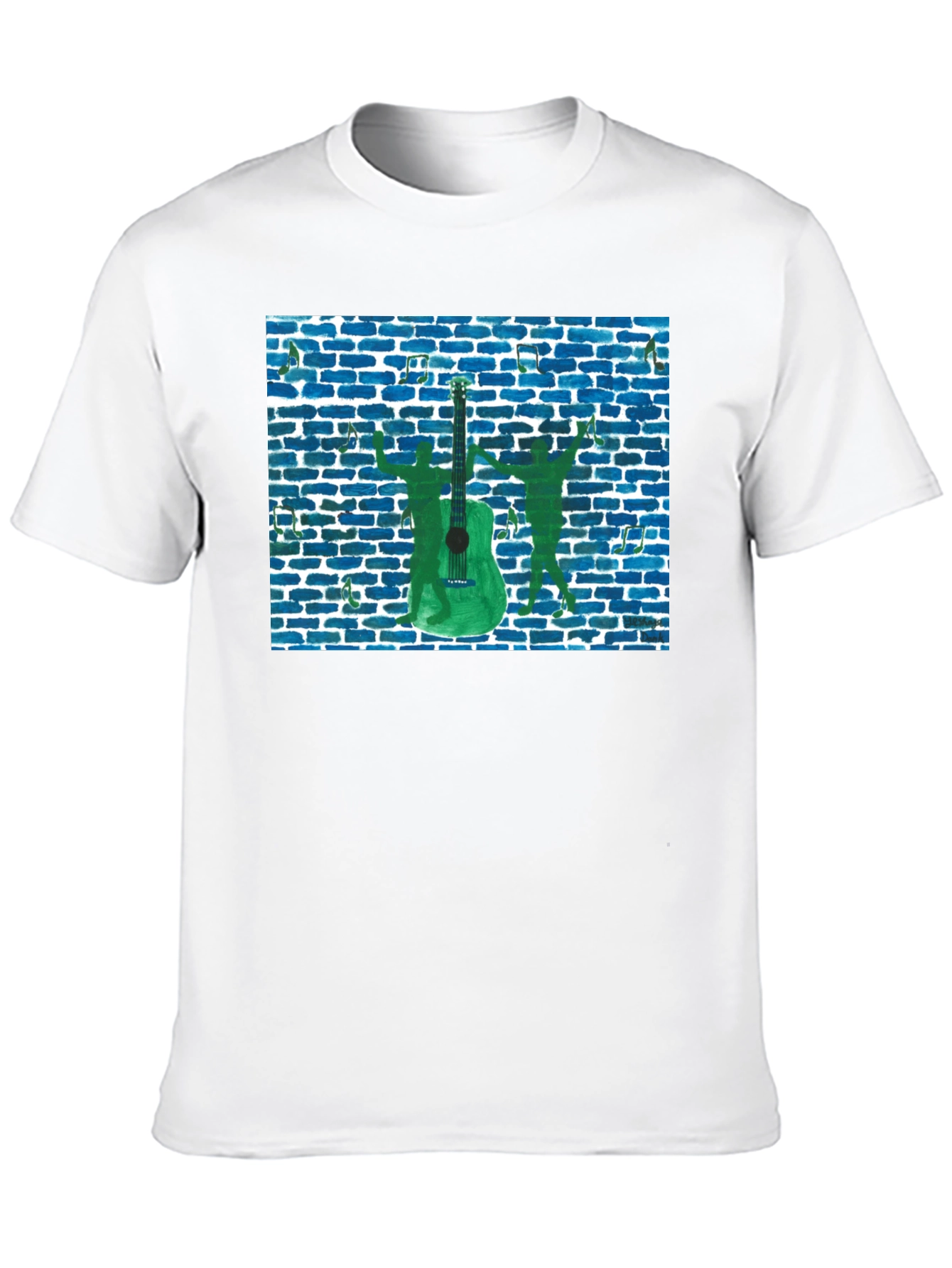 Musical Guitar Graphic T-Shirt