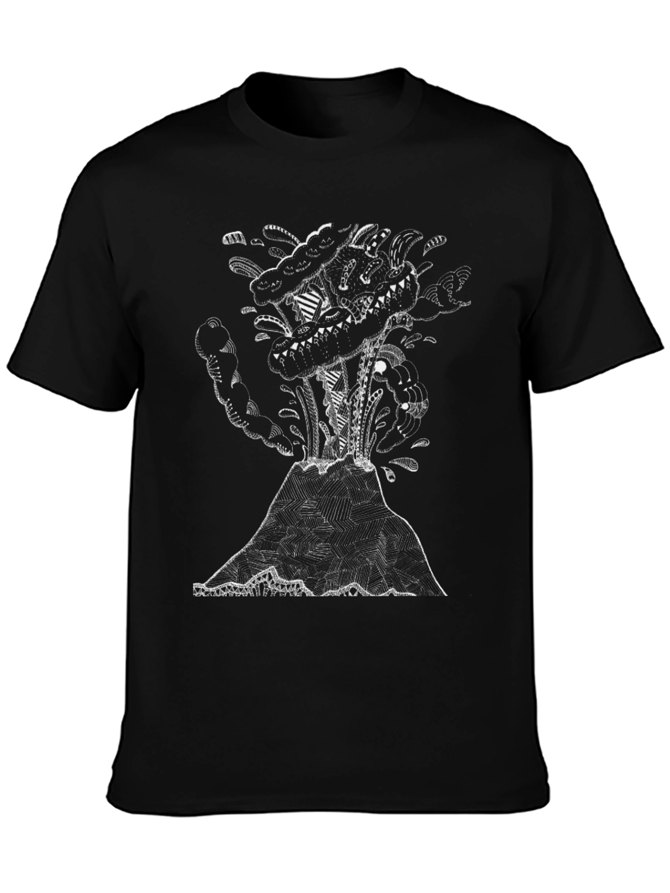 Volcano Graphic Tee - Erupting Style