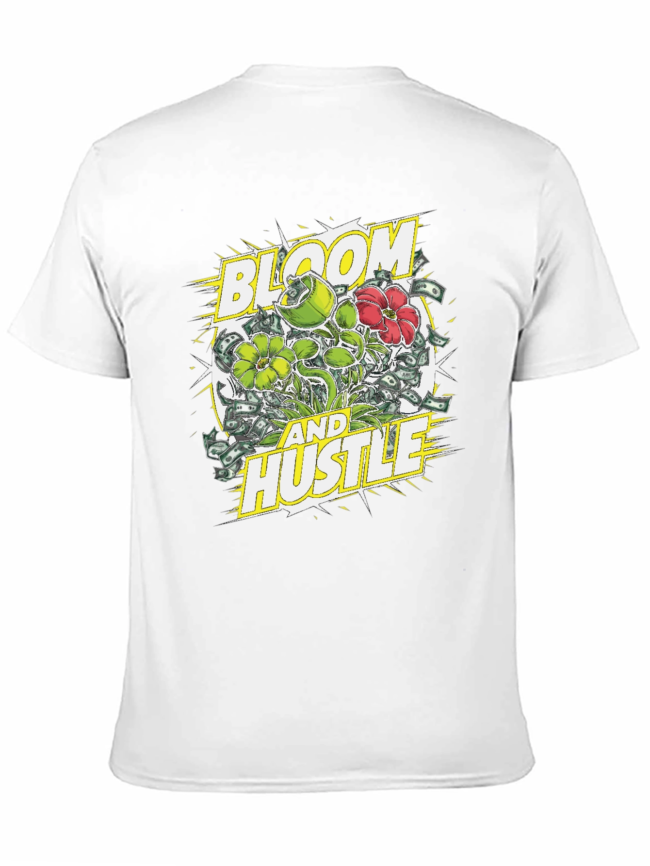 Bloom and Hustle Graphic Tee