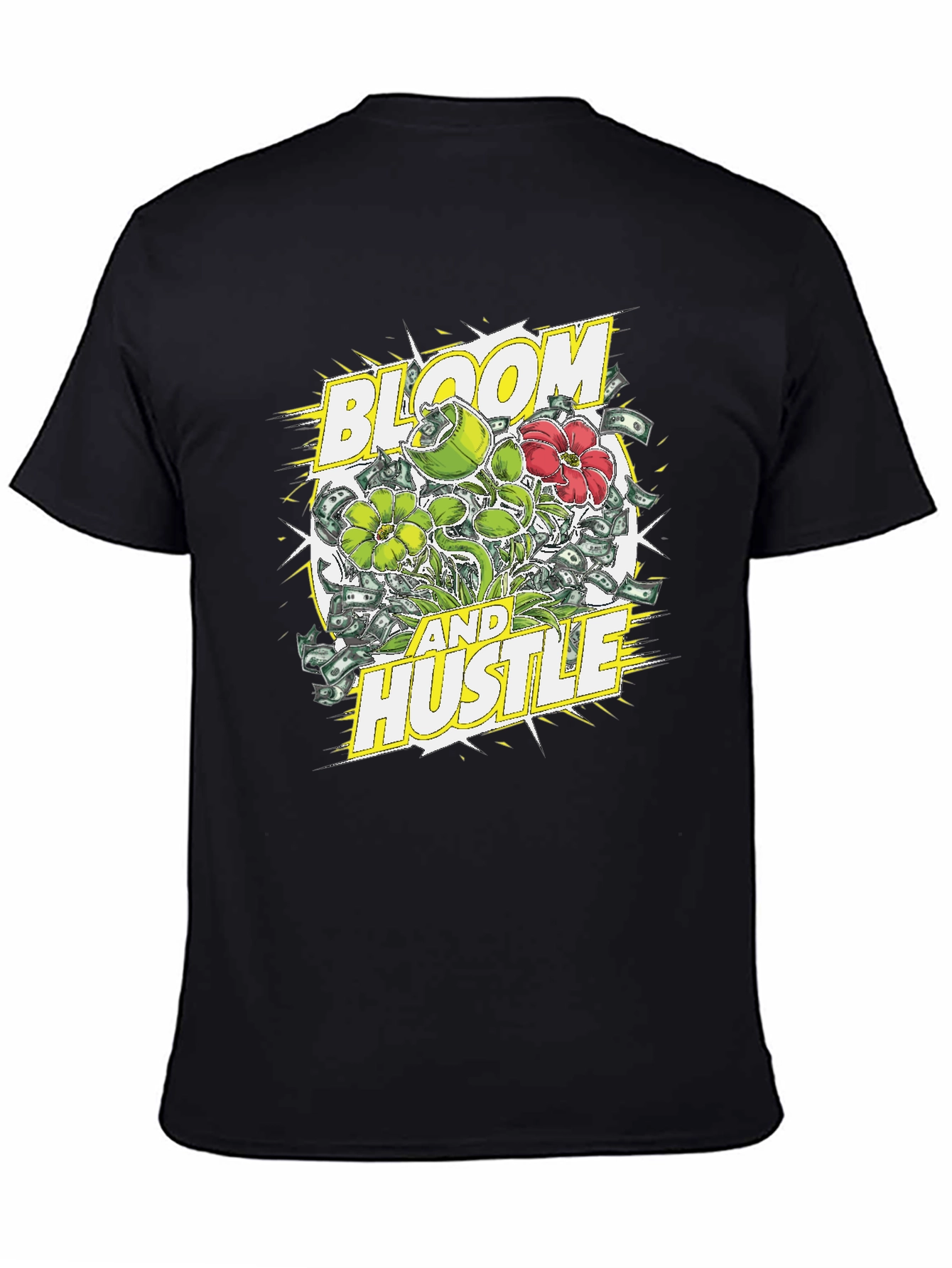 Bloom and Hustle Graphic Tee
