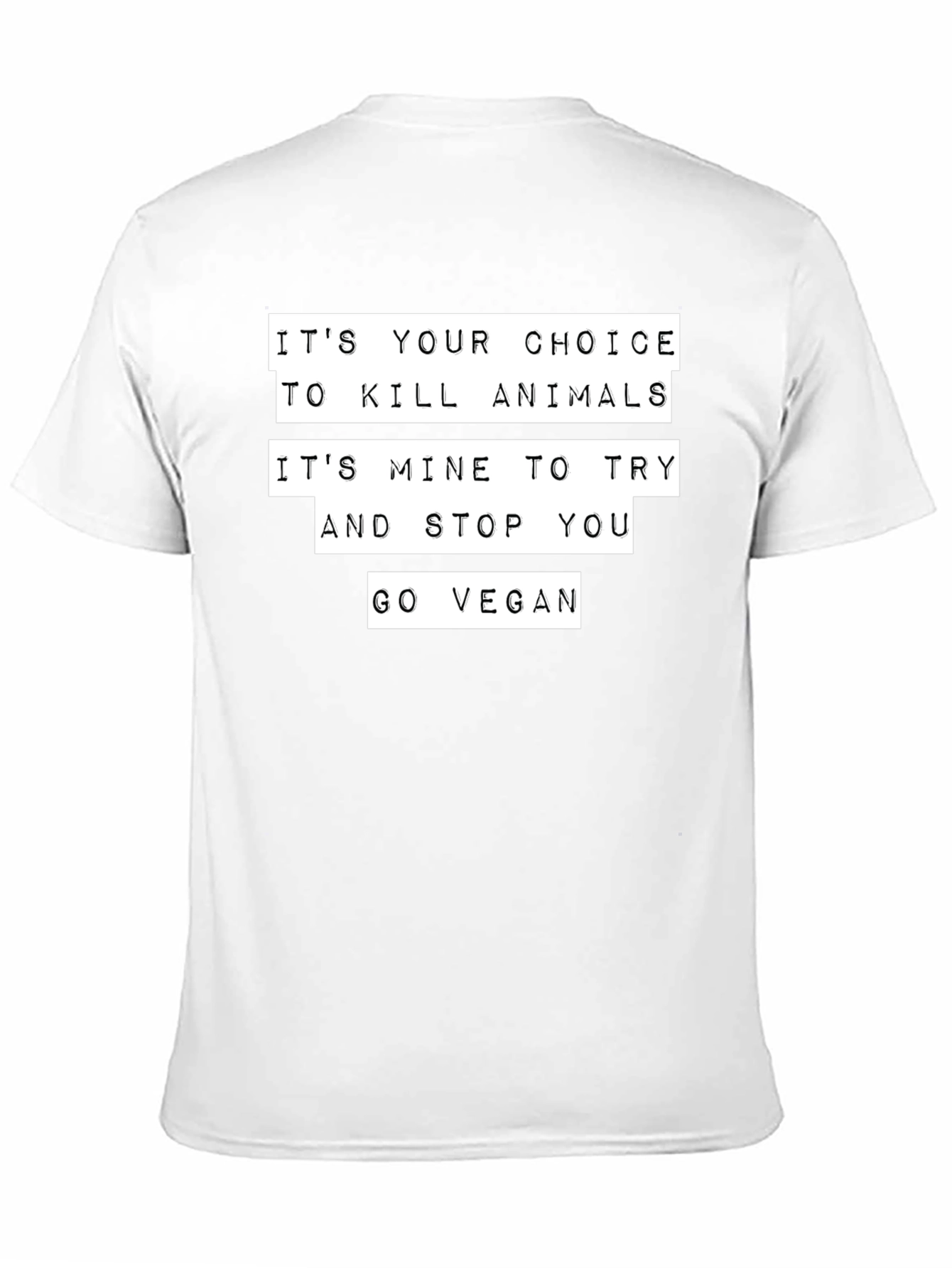 Vegan Choice T-Shirt - Animal Rights Tee