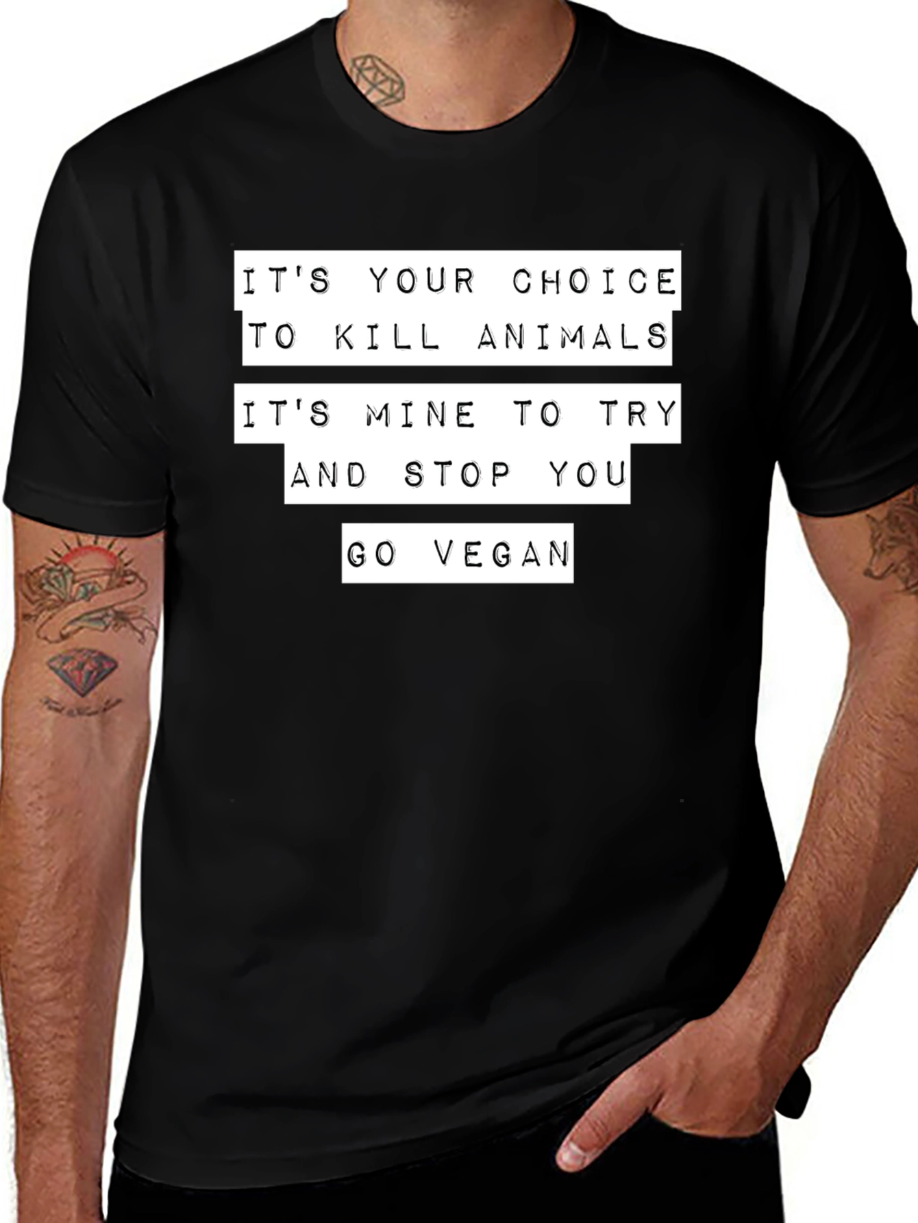 Vegan Choice T-Shirt - Animal Rights Tee