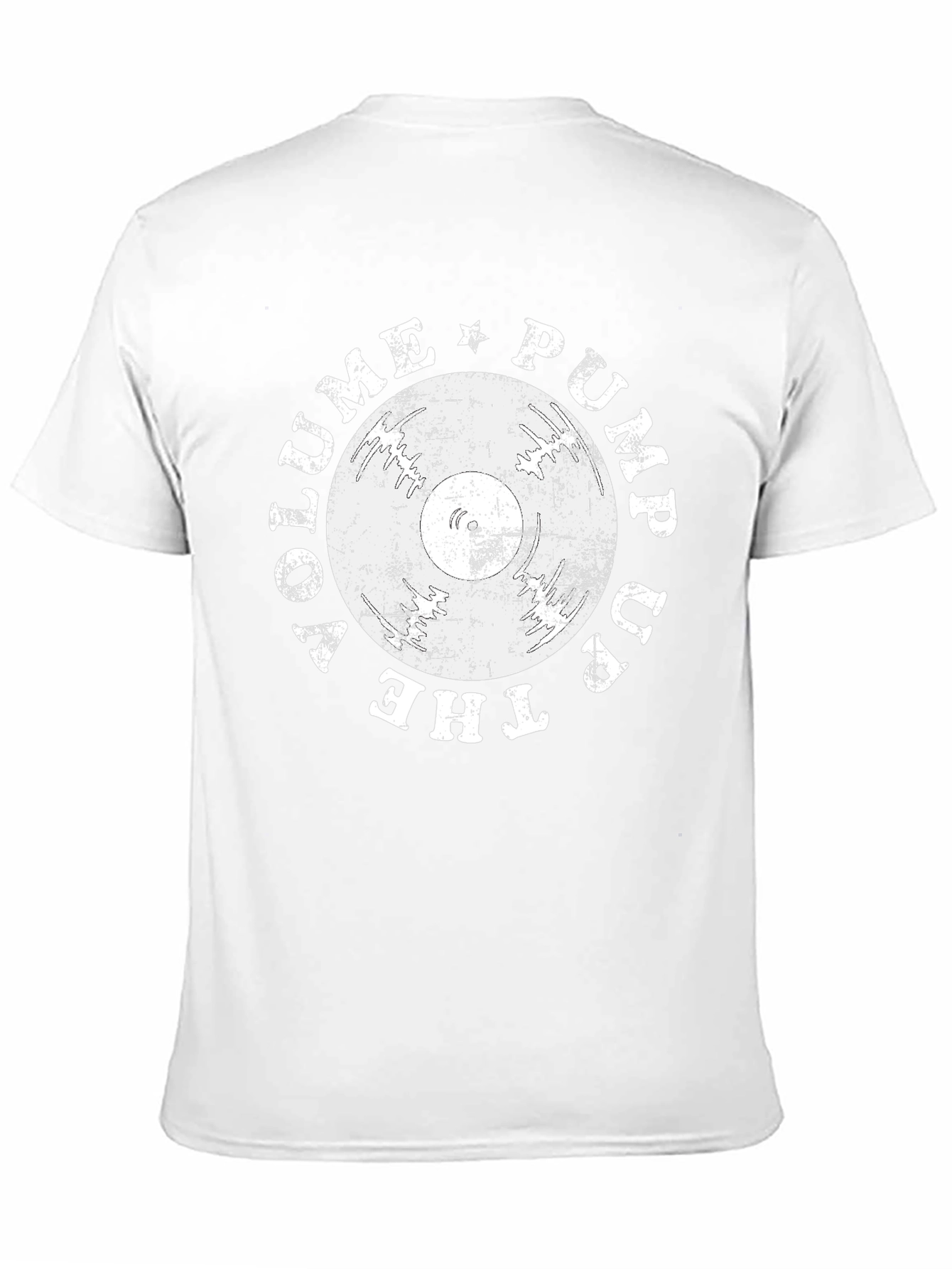 Volume Up Black Graphic T-Shirt