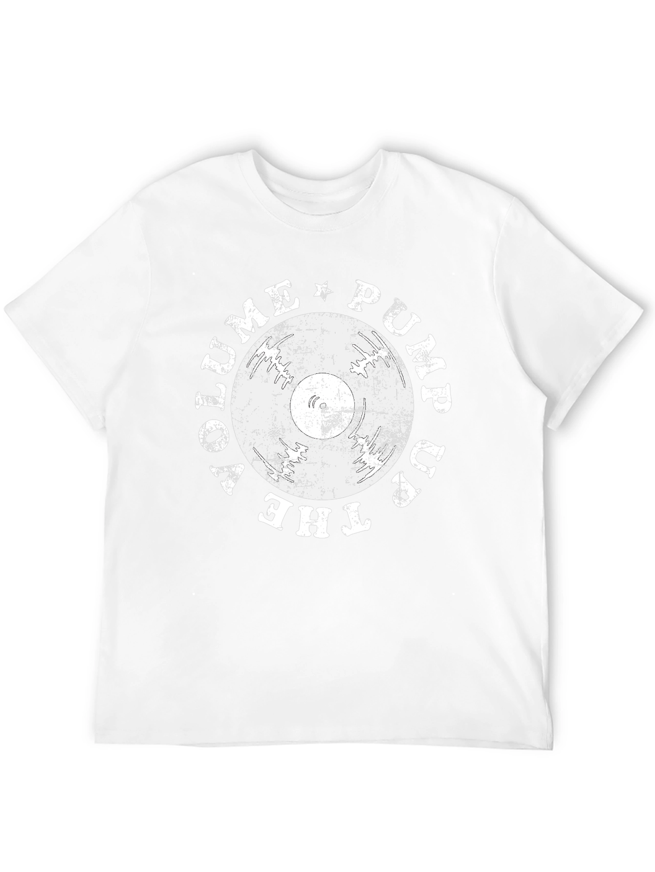 Volume Up Black Graphic T-Shirt