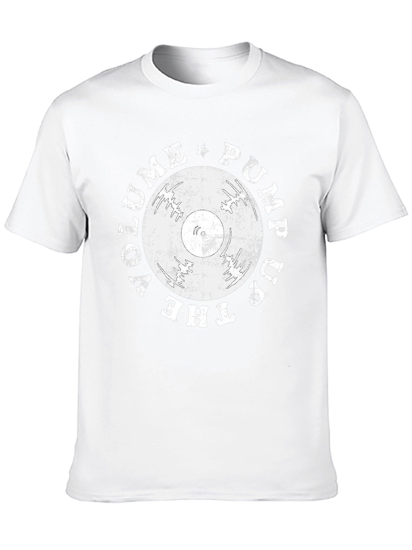 Volume Up Black Graphic T-Shirt