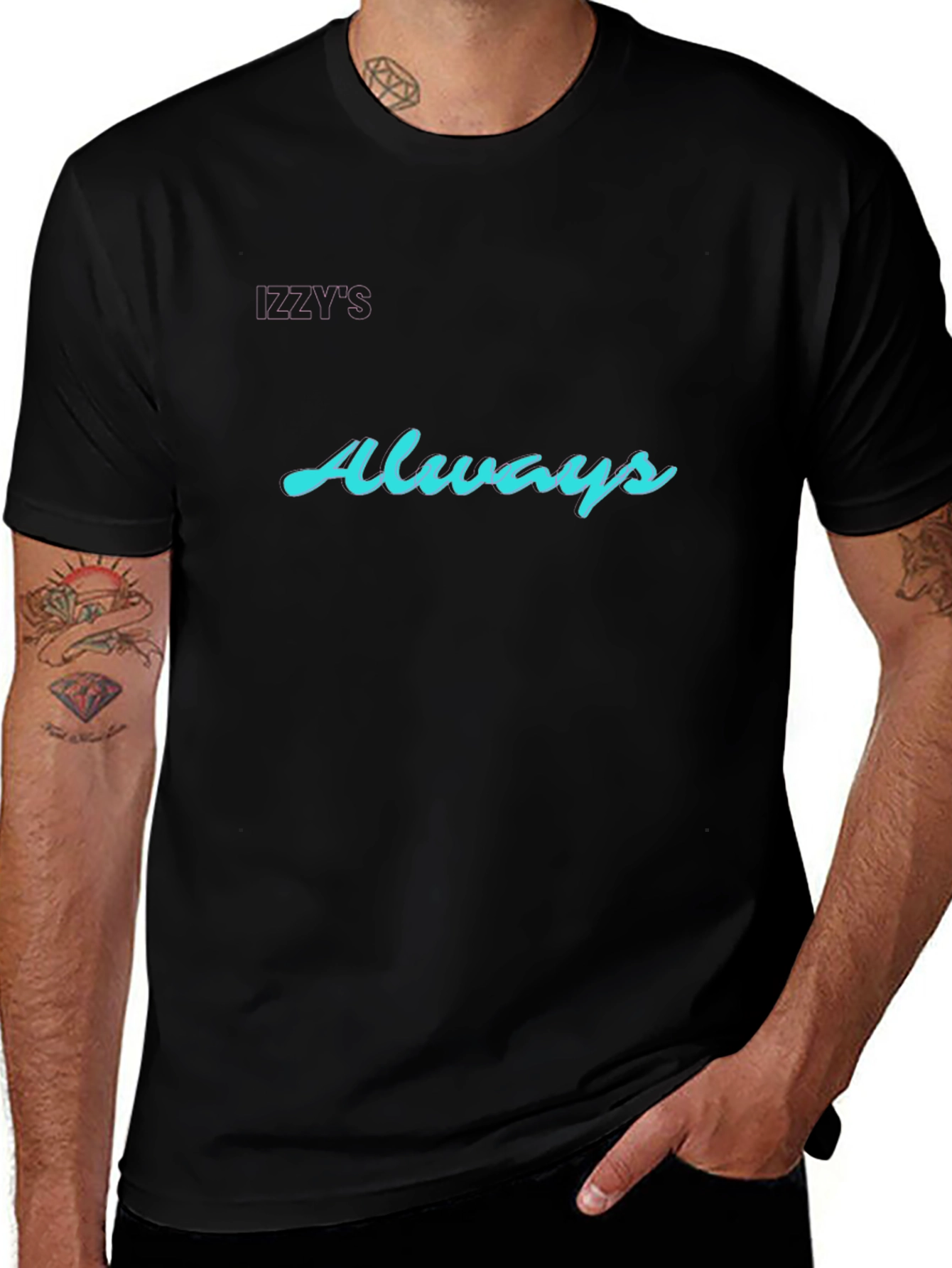 Always T-Shirt - Black Crew Neck Tee