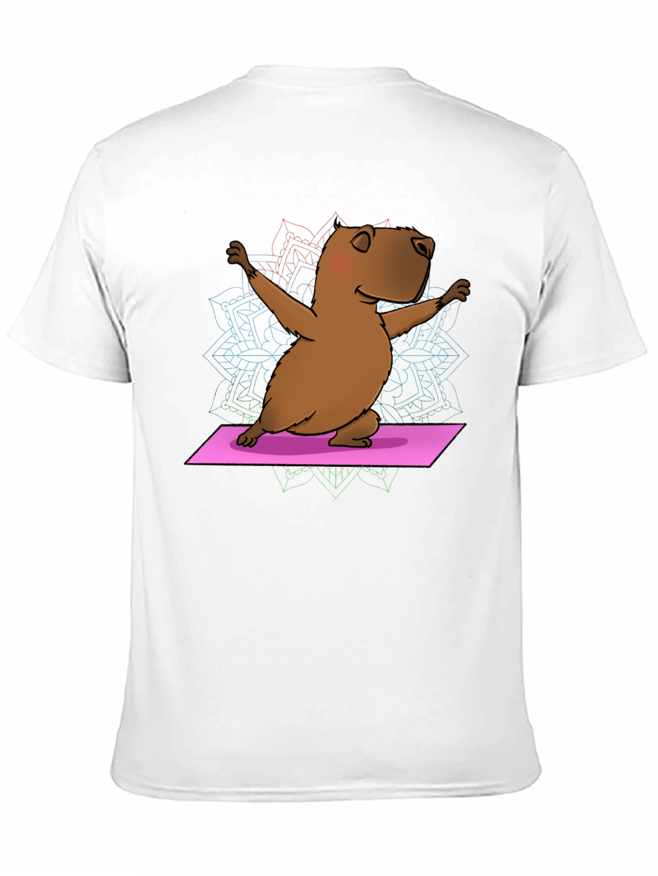 Yoga Capybara T-Shirt - Funny Meditation Tee
