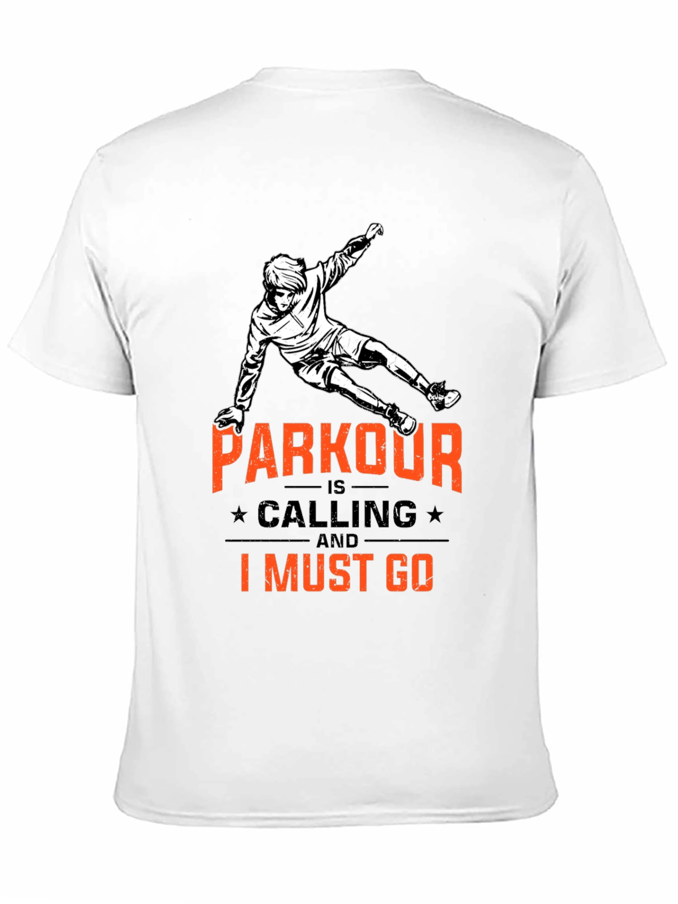 Parkour is Calling Black T-Shirt