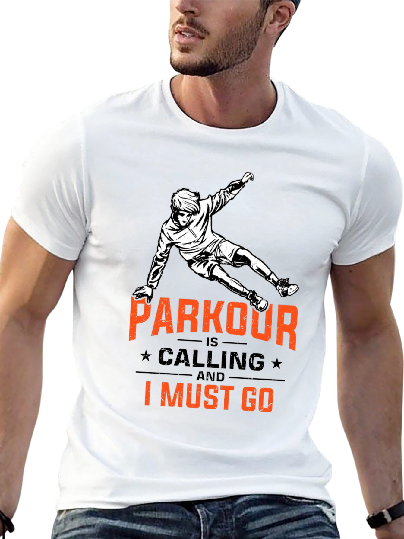 Parkour is Calling Black T-Shirt