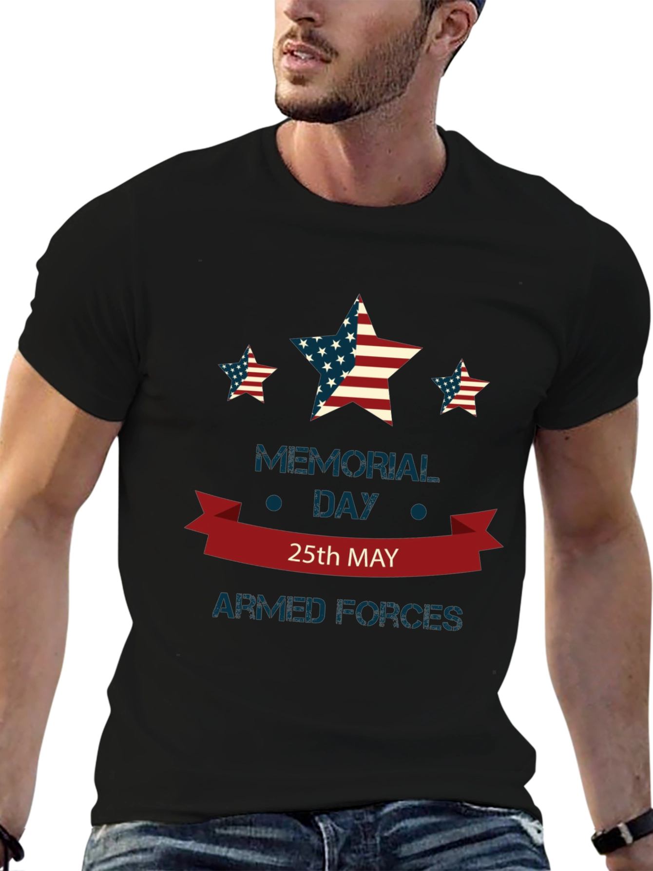 Memorial Day Armed Forces Patriotic T-Shirt