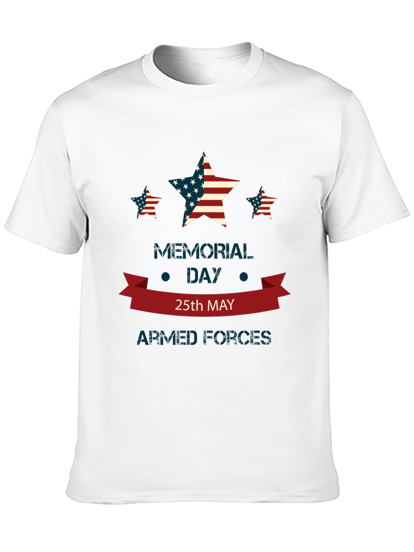 Memorial Day Armed Forces Patriotic T-Shirt