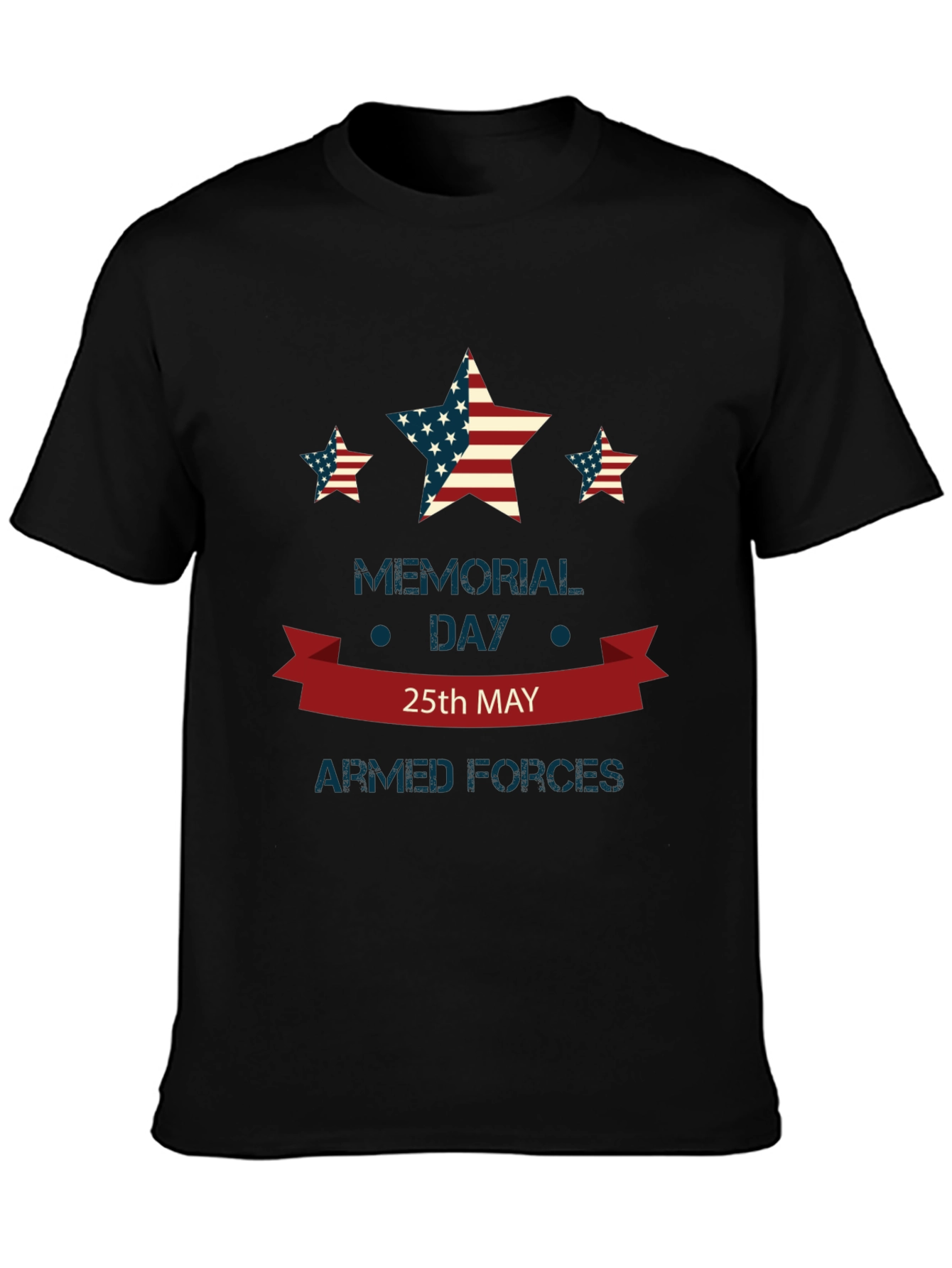 Memorial Day Armed Forces Patriotic T-Shirt
