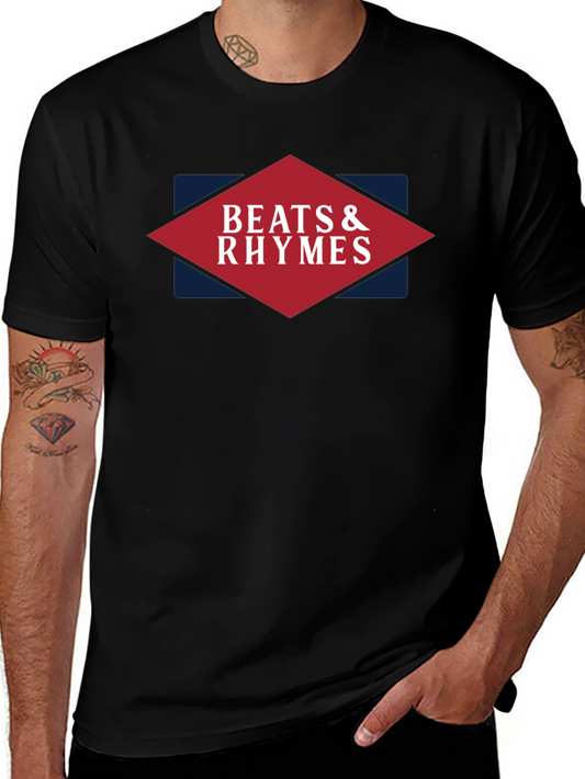 Beats & Rhymes Graphic Tee - Classic Black